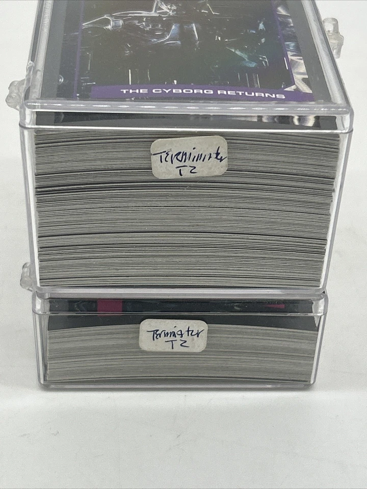 1991 Terminator 2 Impel Full Complete Set 140 Trading Cards W/Cases - Image 2 of 4