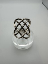 VTG Sterling Silver .925 Made in Mexico OPEN WORK - ring size 7, grams - 5