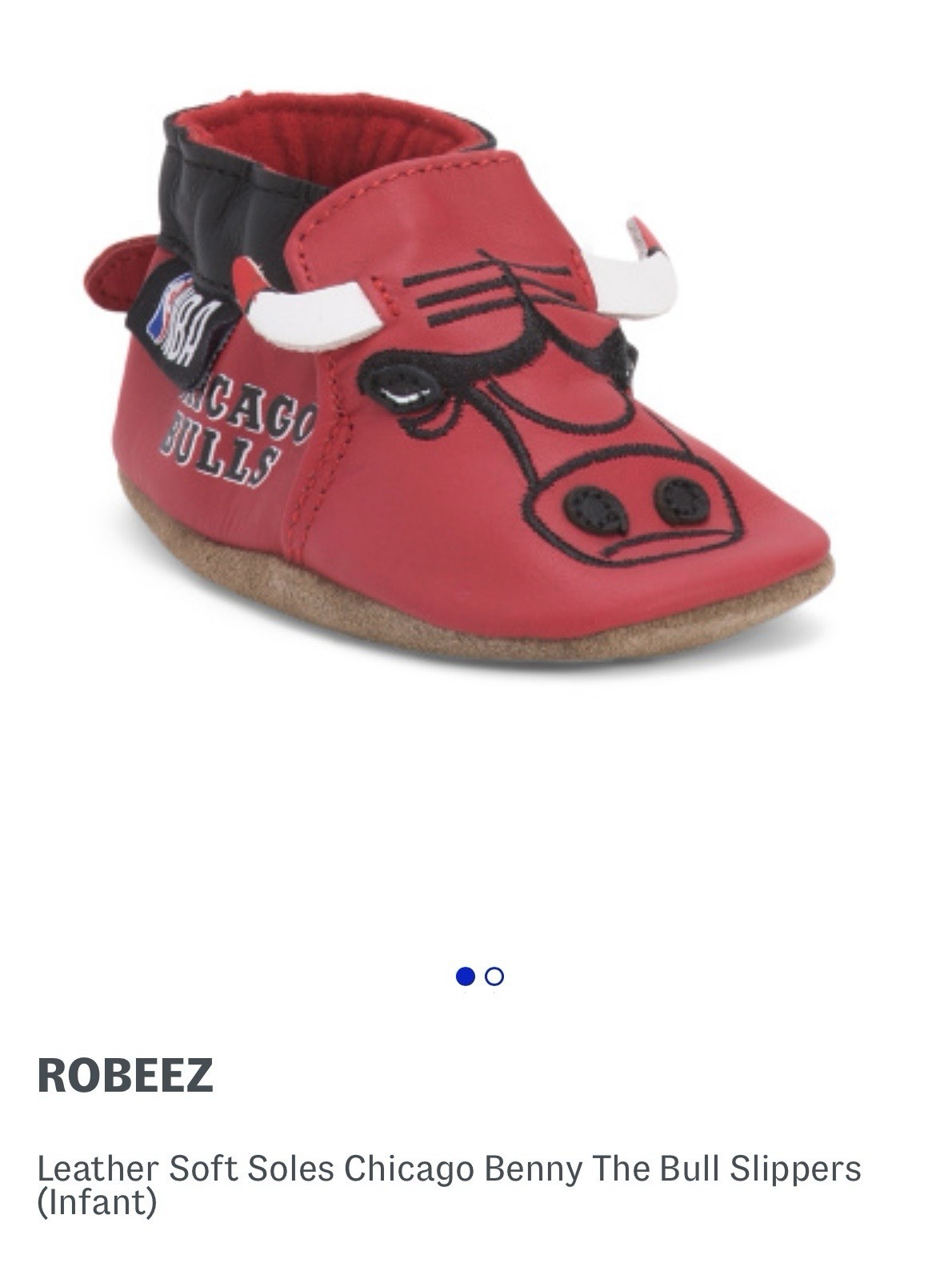 Booties Chicago Bulls Nba Baby Boy 6-12 Months New
