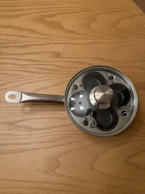 Demeyere Resto 4-Cup Egg Poacher 84619 1.5 Qt Stainless Steel Induction