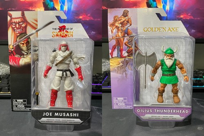 #ad #ad Jakks Pacific Sega Action Figures Joe Musashi amp; Gilius Thunderhead Golden Axe $29.99