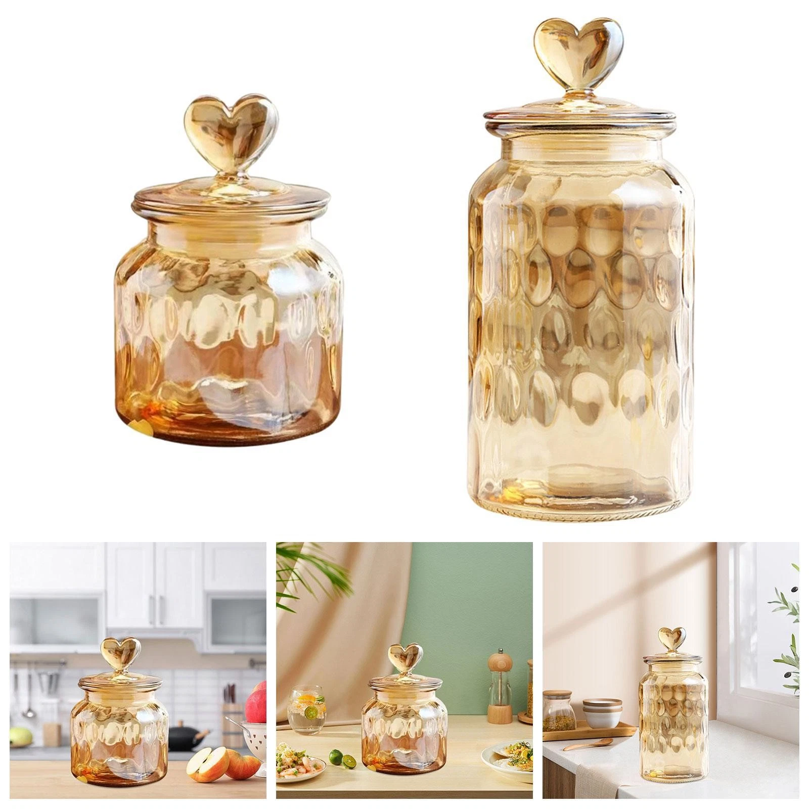 Airtight Food Jars Glass Jar Tea Canister