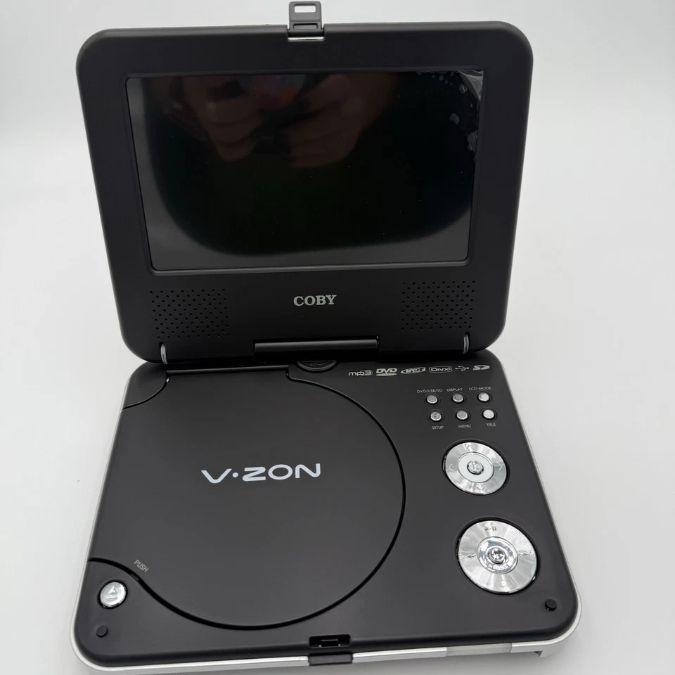 Coby TF-DVD7377 Portable DVD Player (7") With USB And SD Card Slot New- Open Box - Image 2 of 4