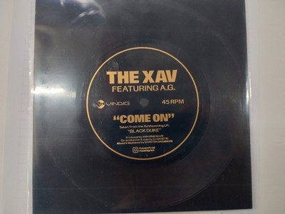 The Xav Featuring AG - Come On (Vinyl Flexi-disc - 2020 - US - Original) DITC