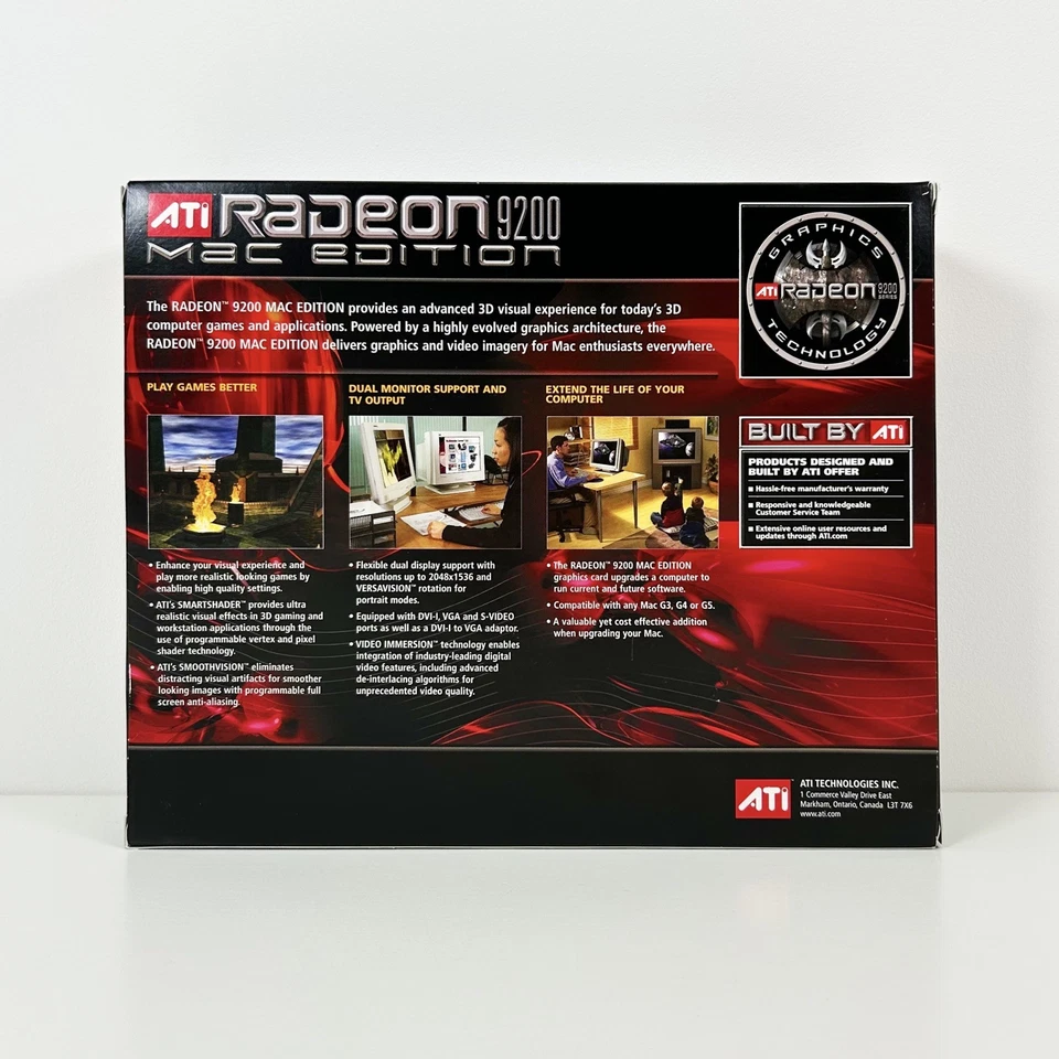 Vintage ATI RADEON 9200 128MB MAC Edition Apple Mac Graphics Board - NEW IN BOX - Image 3 of 4