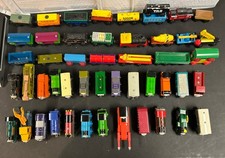 Vintage Thomas  Friends Wooden Railway Massive 50 pc Train Car Lot Early 2000s