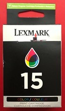 Expired Lexmark Color Ink Printer Cartridge 15
