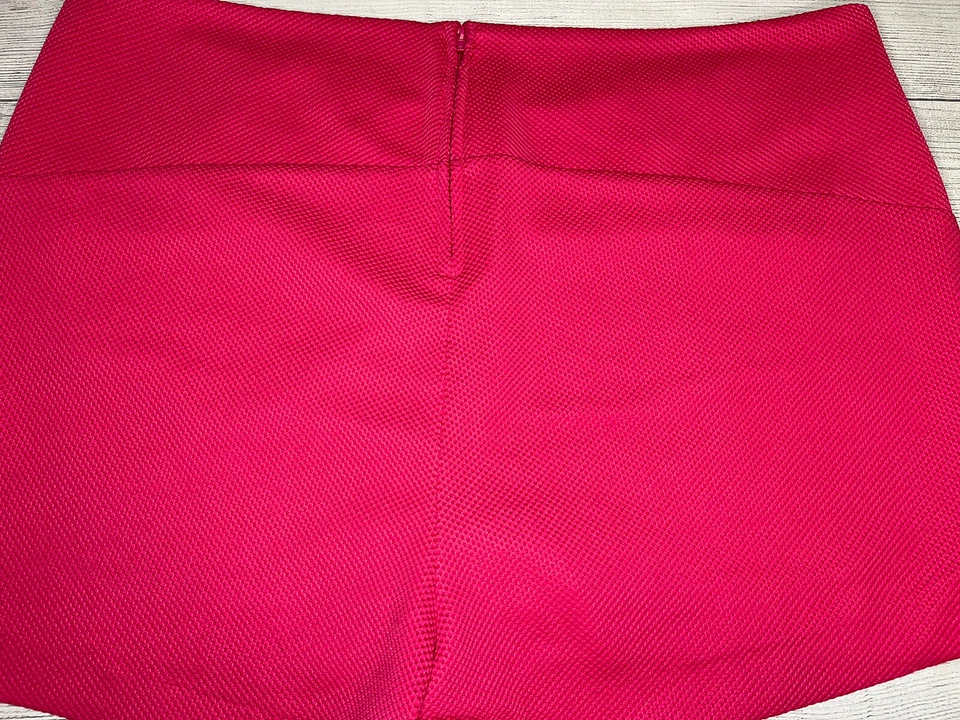 TORRID 22 Hot Pink Dress Shorts High Rise Stretch Zipper Back 3.5” Plus Barbie - Image 2 of 4