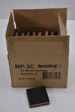 Lot of 36 DiversiTech MP-3C AV Mounting Pads Anti Vibrate Isolation Cork+Rubber