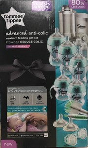 tommee tippee advanced anti colic newborn baby bottle feeding gift set