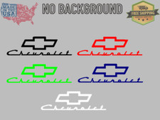 Vinyl Decal- Fits Chevrolet-script - Old School Car Truck Toolbox Sticker