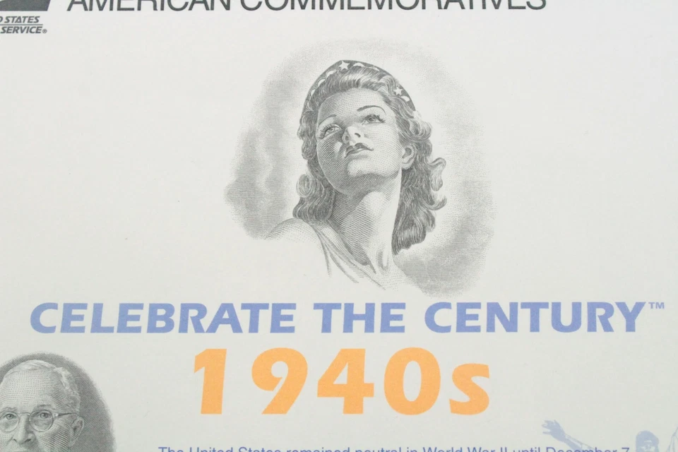 #3186 33c Celebrate the Century 1940's USPS #562 Commemorative Panel ST1529 - Image 2 of 3