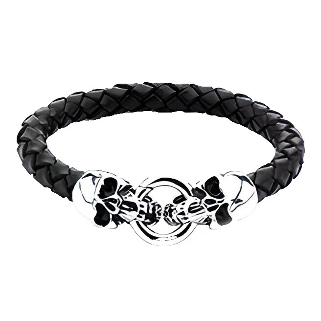 Cuero INOX Joyería para Hombre