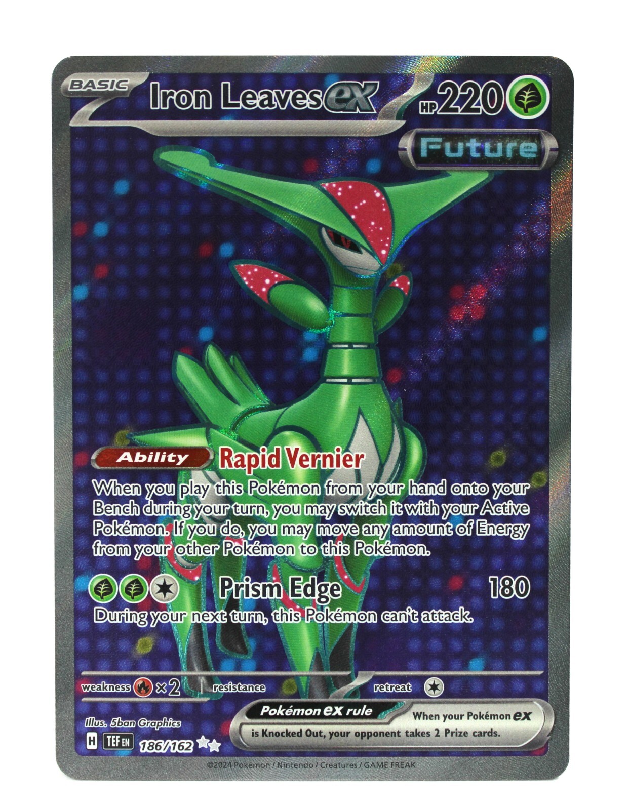Iron Leaves ex 186/162 Sv05: Temporal Forces Holo NM/M
