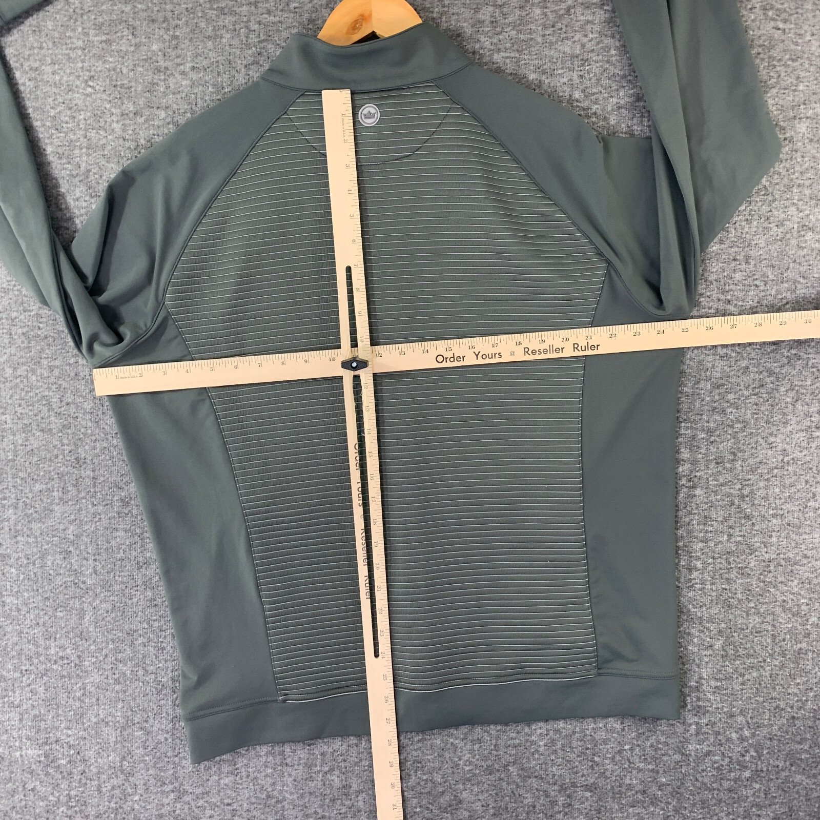 Peter Millar Jacket Men Extra Large Gray Quilted … - image 11