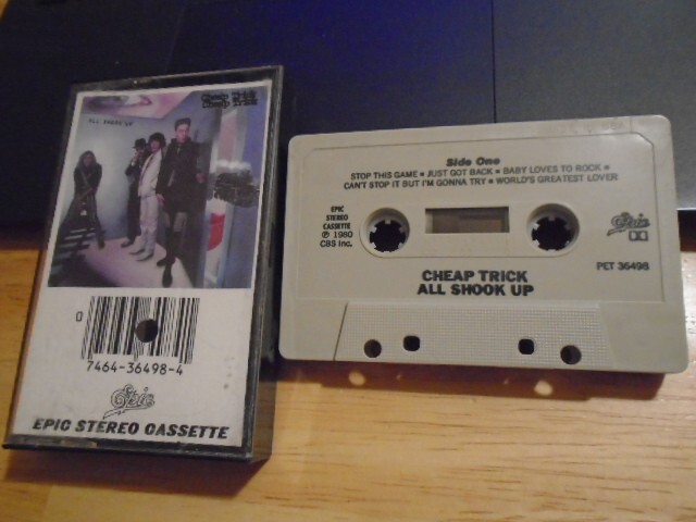 RARE OOP promo Cheap Trick CASSETTE TAPE All Shook Up 1980 George