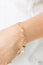 Paparazzi  Stars and Sparks Gold     Bracelet     NEW RELEASE 2021     WOW