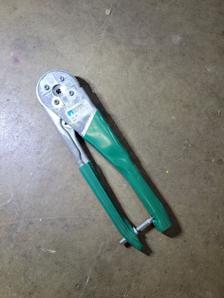Buchanan Tools 615466 Ratchet Hand Crimp Crimper Tool Buchanan Tools 615466 Ratchet Hand Crimp Crimper Tool