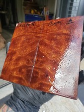 Stabilized camphor burl exotic wood scales. knife blank for Crafts 1911