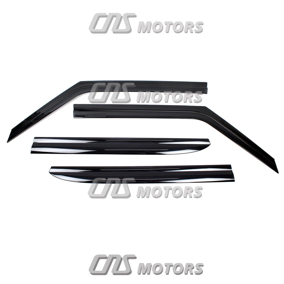 Smoked Window Sun Vent Visor Rain Guards 4pcs for 2015-2019 Kia Soul Foto 2 de 4