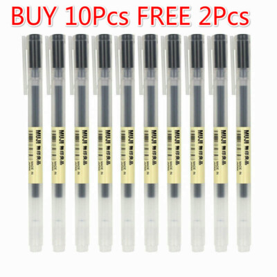 10pcs Muji Moma Japan Non-toxic Gel Ink Pen Colors