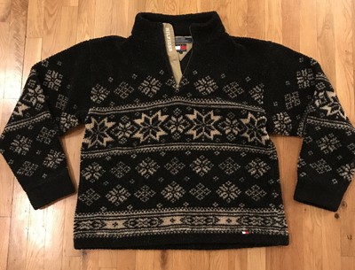 tommy hilfiger sherpa pullover