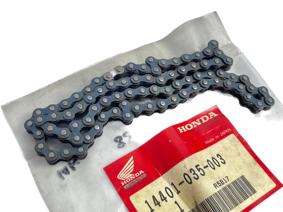 HONDA CF50 CF70 CT70 ST50 Z50 S65 TIMING CAM CHAIN DID 25H-82L NOS 14401-035-003 - Photo 3/4