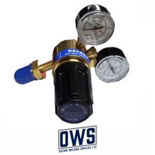 Oxygen Regulator 2 gauge, Single Stage Gas Reg Oxy