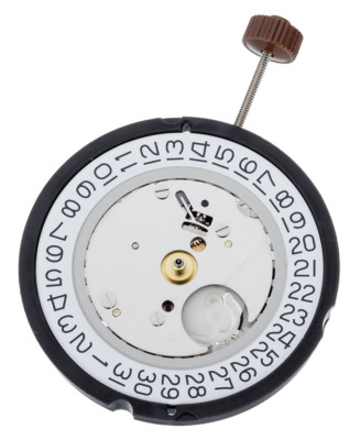 Ronda Uhrwerk Kal.515, 3 Zeiger mit Datum,  Inklusive Batterie