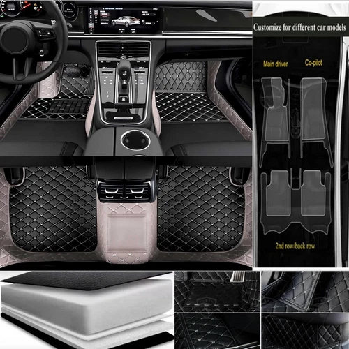 For GMC All Models Waterproof Car Floor Mats Handmade Carpets Auto Personalized - Bild 6 von 37