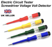 Neon Mains Voltage Tester Screwdriver - Live Test Pen 230V
