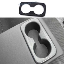 For Hyundai Tucson 22-2023 2024 Black Wood Grain Rear Water Cup Holder Panel