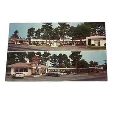 Postcard Santee Motor Court Daytona Beach Florida Advertising Card B385
