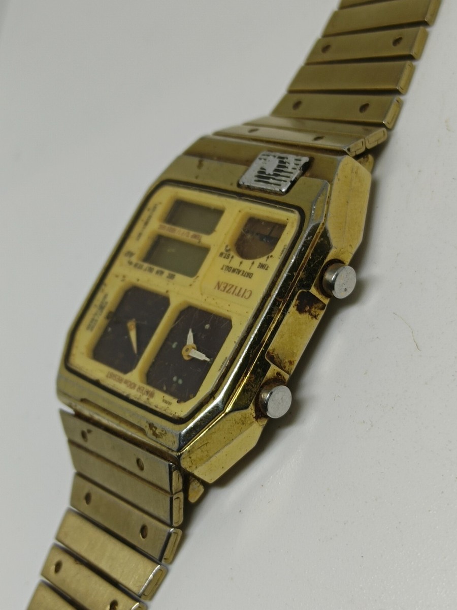 VINTAGE CITIZEN ANA DIGI TEMP GENTS WATCH FOR PARTS ONLY | eBay