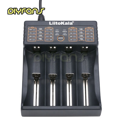 Anschlussfisch Lii402 Lii202 Lii100 18650 Ladegerät für AA/AAA Ni-MH Li-Ion/IMR