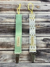 Lot of 2 BooginHead 6" Pacifier Nuk Clips