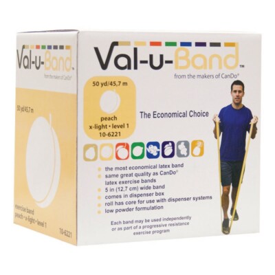 Val-u-Band 50 yd Peach-X Light - Widerstandsband UVP 85£