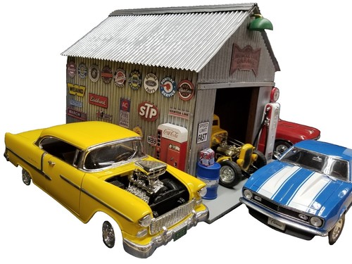 Snap-On Tools 1950s Winter Scene Diorama 1955 Chevy Pickup