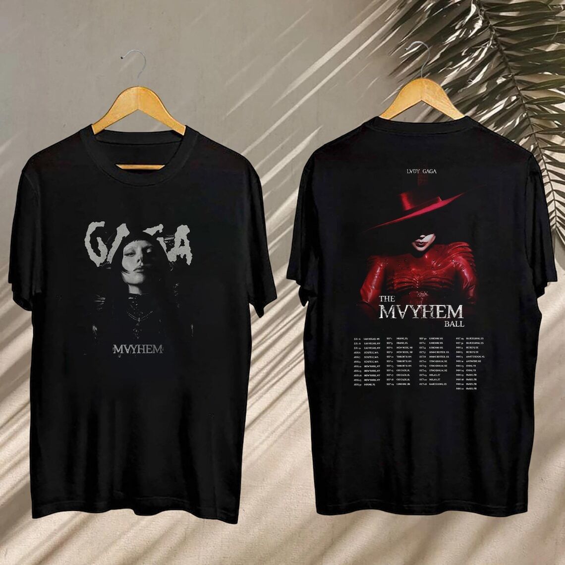 Lady Gaga Tee, Lady Gaga The Mayhem Ball Tour 2025, Lady Gaga Tour