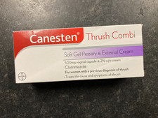 CANESTEN THRUSH COMBI SOFT GEL PESSARY & EXTERNAL CREAM *EXP 12/2026*
