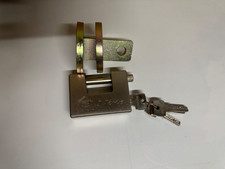 Trailer Ring Hitch Lock, Anti theft with HD Padlock, Towing Hitch Security guard