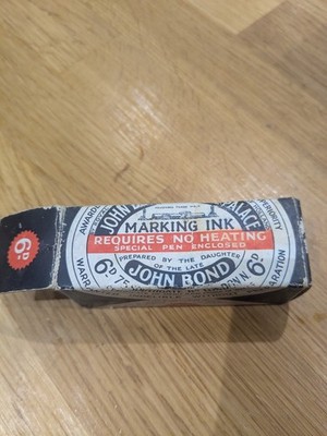 John Bonds Crystal Palace Markierungstinte plus Feder