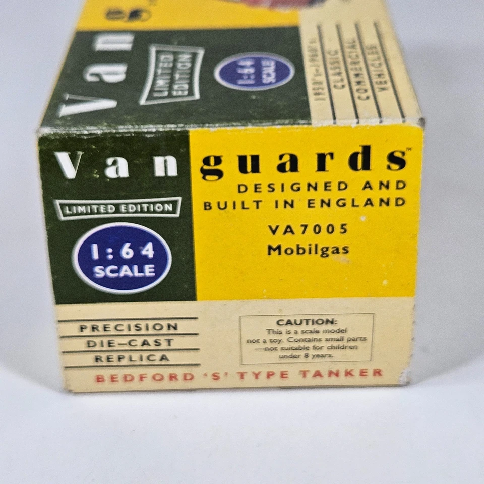 Vehículo diecast Lledo Vanguards Bedford tipo S cisterna Mobilgas 1:64 VA7005 Z3 Foto 2 de 4