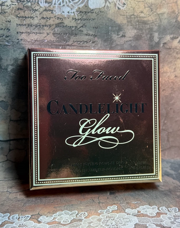 Too Faced Candlelight Warm Glow Highlighting Powder Duo-NIB-10g-Pristine Package - Image 2 of 4