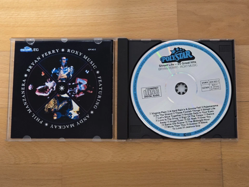 CD - Bryan Ferry - Roxy Music - Street Life - Bild 3 von 3