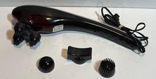 Vivaspa Handheld Percussion Body Massager MS-5250 Tested Works w Attachments