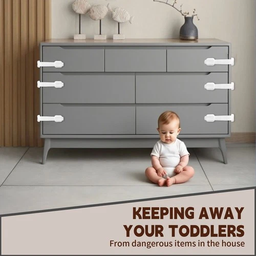 Child Baby Toddler Safety Cupboard Locks Cabinet Door Drawer Fridge Pet Safety - Picture 6 of 15