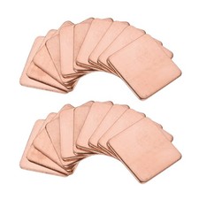 Flat IC Chipset Thermal Copper Heatsink for CPU GPU 20 x 20 x 1mm 20pcs
