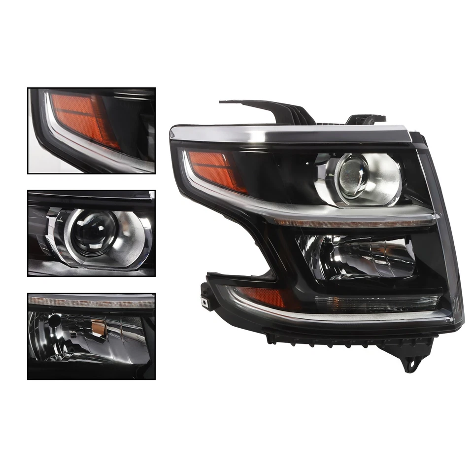 Pair HID Headlight For 2015-2020 Chevy Tahoe/Suburban w/ Bulb&Ballast Left+Right — 第 4/4 张图片