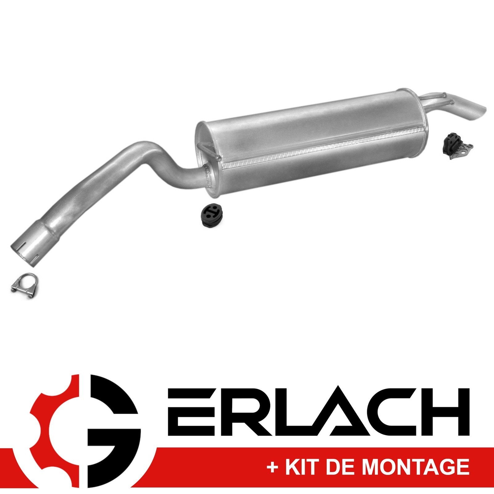 Silencieux arriere Fiat Stilo Multi Wagon 1.6 16V reparation echappement